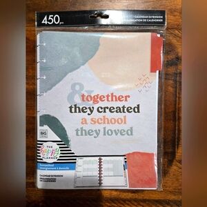 The Happy Planner- Homeschool CLS EXT PACK. New in package 450 pieces.